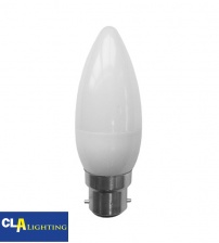 CLA Candle Globe 6W LED 3000K Warm White B22 Lamp