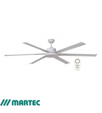 Martec Albatross 72" DC Motor Ceiling Fan with Remote Control - White